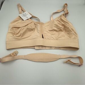 Simple Wishes Supermom Pumping Nursing Bra Full Cup‎ Large Hand Free Pumping NEW